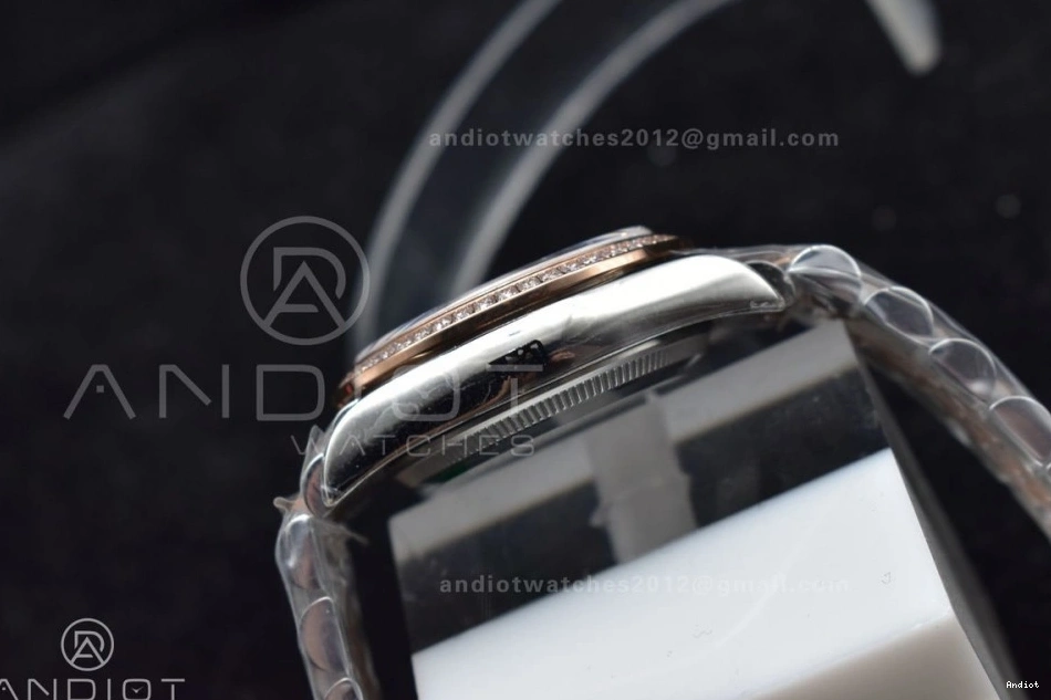 Dial Steel DateJust Silver 31 RG Diamonds 278289 Bezel Markers WF President Bracelet 316L and Syle Ladies on 0522